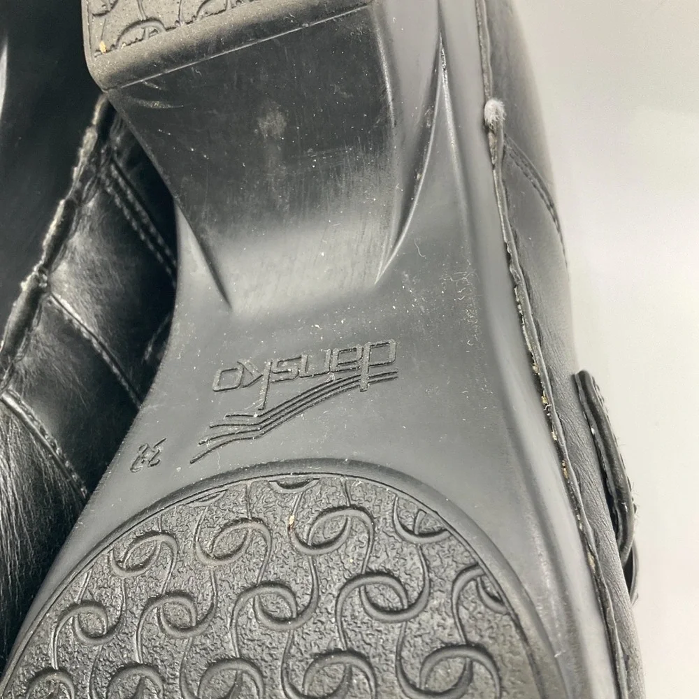 Dansko Tamara Leather Buckle Monk Strap Clog Slip-On Comfort Occupational EU 38 - Picture 12 of 12